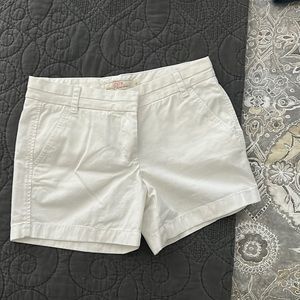 J. Crew white shorts, size 6